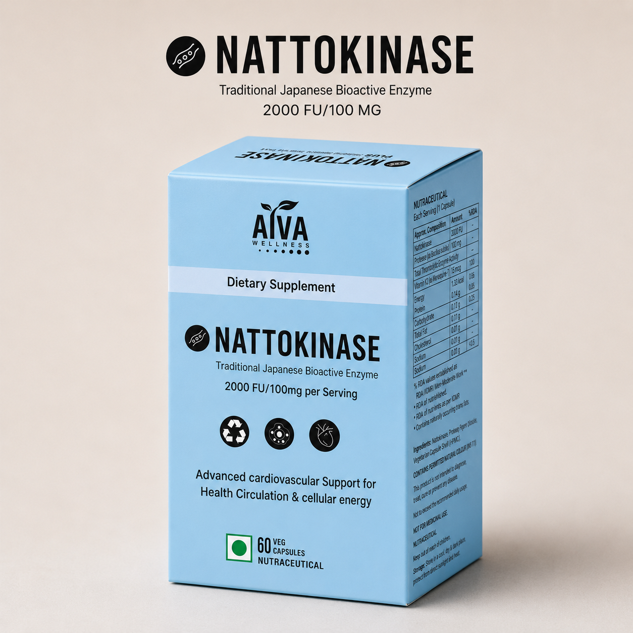 Nattokinase 100 mg